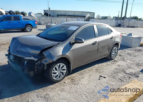 2018 Toyota Corolla Le из США, поврежденный, VIN 2T1BURHE6JC982562